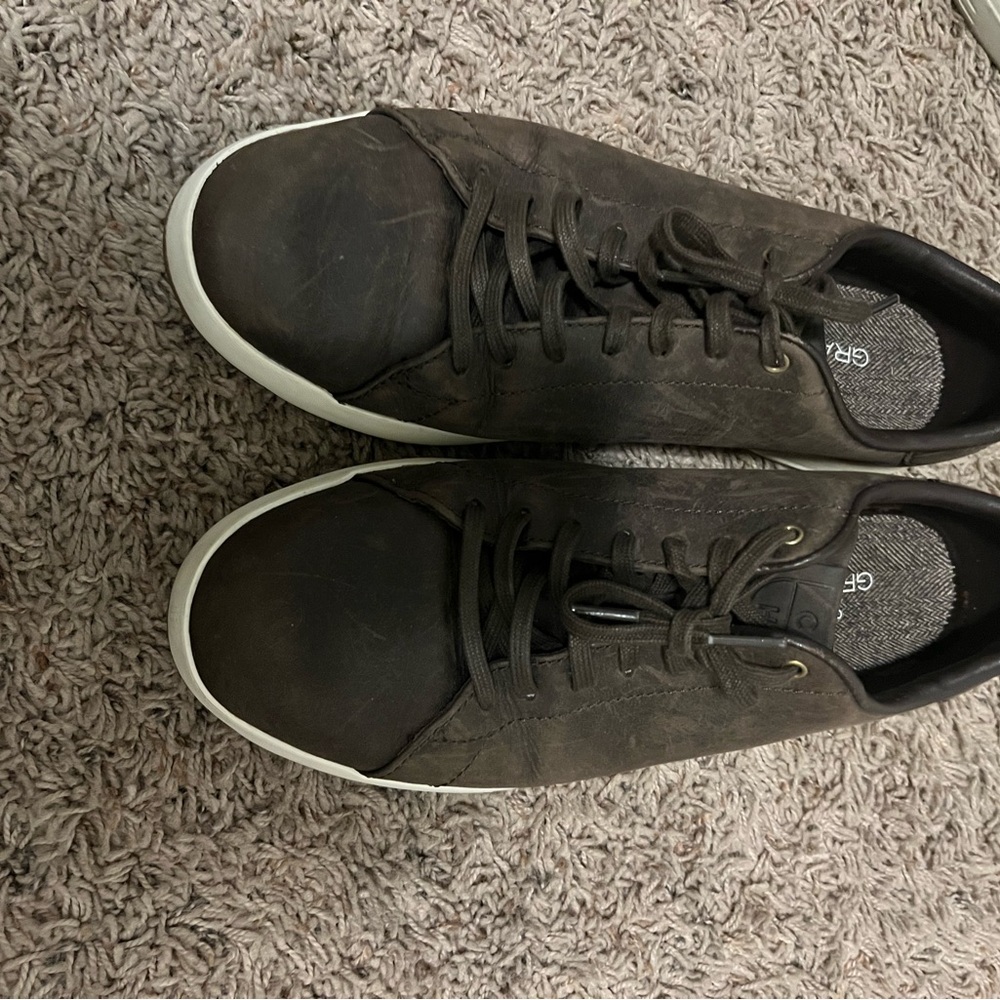Men's Cole Haan GrandPro Brown Leather Sneakers